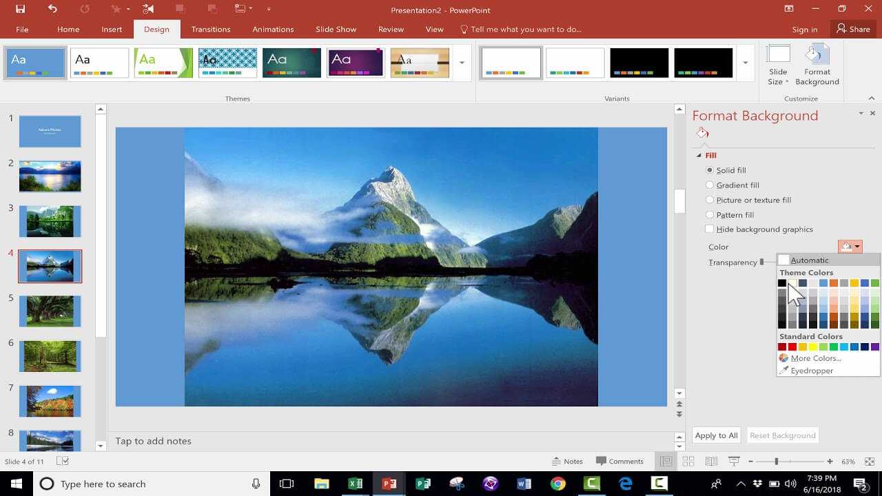 Easily Create A Photo Slideshow In Powerpoint Within Powerpoint Photo Slideshow Template