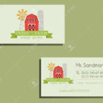 Eco, Organic Visiting Card Template. For Natural Shop, Farm Products.. For Bio Card Template