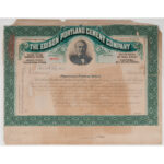 Edison Portland Cement Company, Mock Up Template & Original With Mock Certificate Template