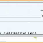 Editable Blank Check Template | Template Modern Design Throughout Fun Blank Cheque Template