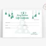 Editable Christmas Gift Certificate Pertaining To Merry Christmas Gift Certificate Templates