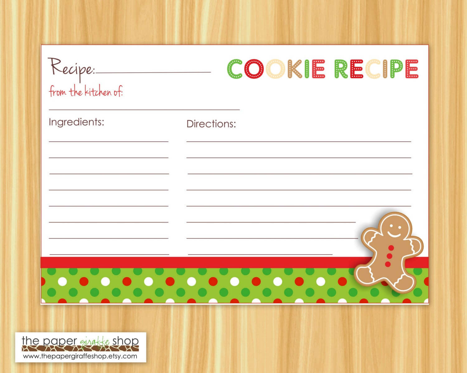 Editable Cookie Exchange Party Recipe Cards Editable And Blank | Cookie  Swap Recipe Cards | Holiday Party | Recipe Card | Cookie Recipe Card With Cookie Exchange Recipe Card Template
