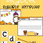 Editable Making Words Template | Fall Theme | K 3 Classroom With Making Words Template