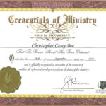 Editable Pastor Ordination Certificate Templates In Ordination Certificate Templates