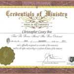 Editable Pastor Ordination Certificate Templates In Ordination Certificate Templates