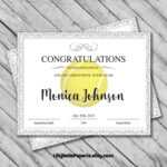 Editable Tennis Certificate Template - Printable Certificate in Tennis Certificate Template Free