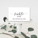 Editable Wedding Table Place Cards, Tent Fold Table Setting Name Cards,  Wedding Table Place Setting, Template, Diy Wedding, Pdf, Printable Within Place Card Setting Template
