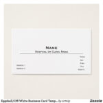 Eggshell/off White Business Card Template | Zazzle With Cards Against Humanity Template