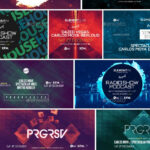 Electronic Music Event Facebook Post Banner Templates Psd With Event Banner Template