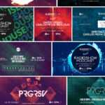 Electronic Music Event Facebook Post Banner Templates Psd With Event Banner Template