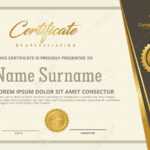 Elegant Certificate Template Vector With Luxury And Modern Pattern.. Within Elegant Certificate Templates Free