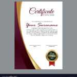 Elegant Certificate Template With Elegant Certificate Templates Free