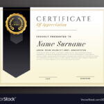 Elegant Diploma Award Certificate Template Design In High Resolution Certificate Template