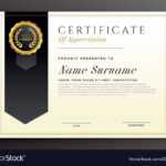 Elegant Diploma Award Certificate Template Design Vector Inside Elegant Certificate Templates Free