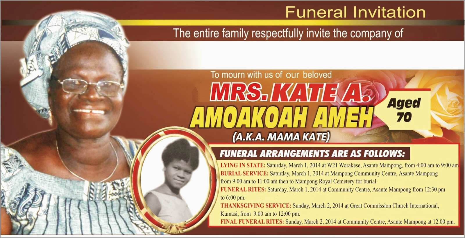 Elegant Free Death Announcement Card Templates | Best Of With Regard To Funeral Invitation Card Template