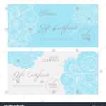 Elegant Gift Certificate Template Abstract Ornamental Stock In Elegant Gift Certificate Template