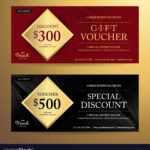 Elegant Gift Voucher Or Discount Card Template Pertaining To Elegant Gift Certificate Template