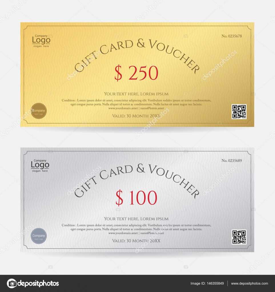 Elegant Gift Voucher Or Gift Card Or Coupon Template For Intended For Elegant Gift Certificate Template