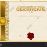 Elegant Template Vector & Photo (Free Trial) | Bigstock With Elegant Certificate Templates Free