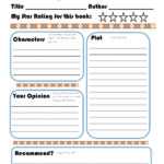 Elementary Book Report Template On Book Report Worksheet With Science Report Template Ks2