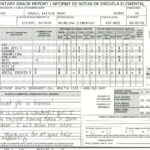 Elementary School Report Card Template | Homeschooling For Homeschool Middle School Report Card Template