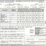 Elementary School Report Card Template | Homeschooling Intended For High School Report Card Template