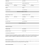 Emergency Contact Information Form Template | Printables intended for Student Information Card Template