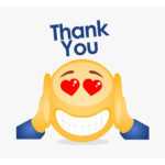 Emoji Thank You Card Pertaining To Powerpoint Thank You Card Template