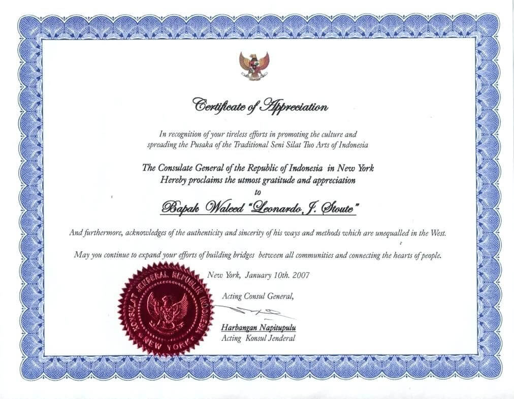 Employee Certificate Template Gold Seal Of Appreciation Pertaining To Gratitude Certificate Template