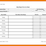 Employee Daily Work Schedule Template Excel | Smorad Within Employee Daily Report Template