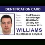 Employee Id Card Templates Clipart Images Gallery For Free For Work Id Card Template