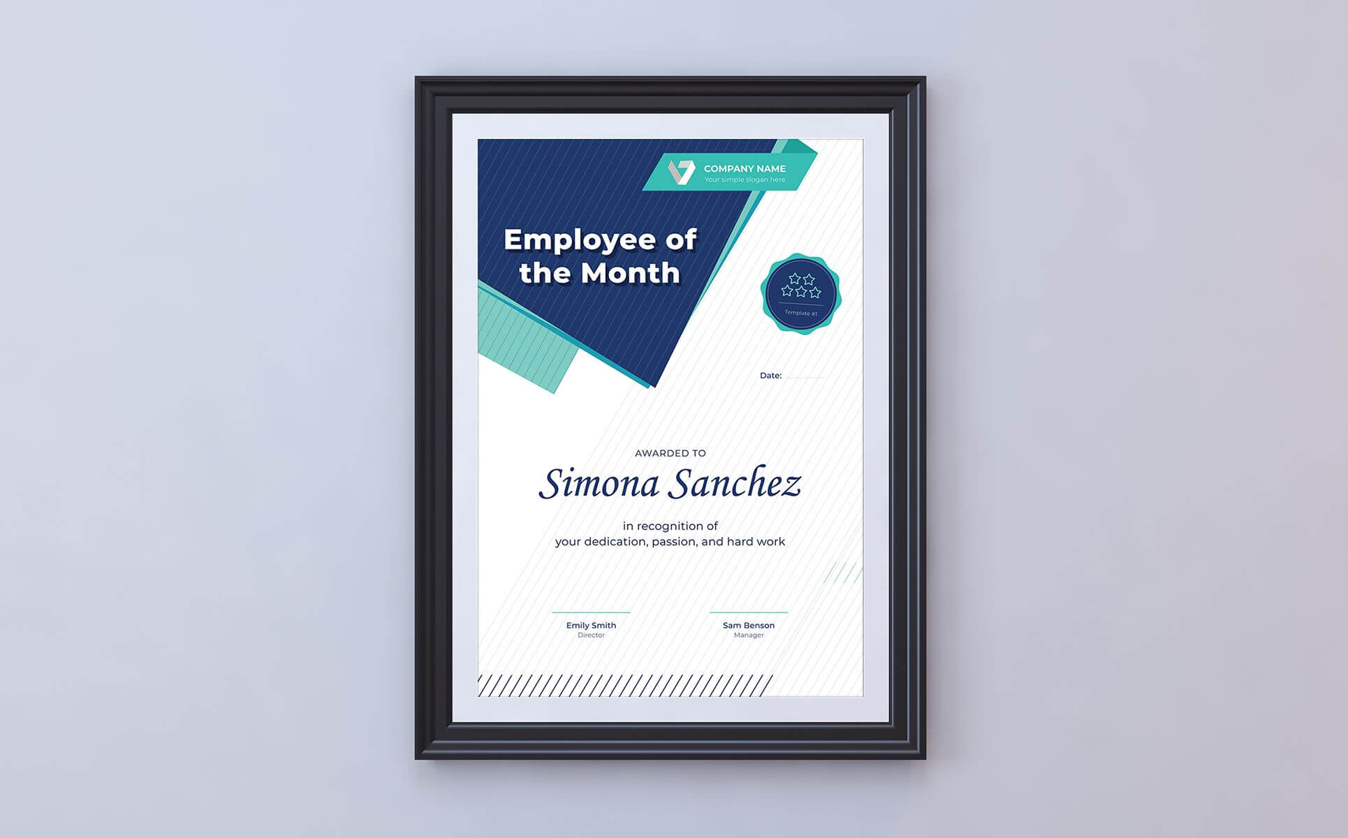 Employee Of The Month Certificate Template | Graphics Pertaining To Manager Of The Month Certificate Template