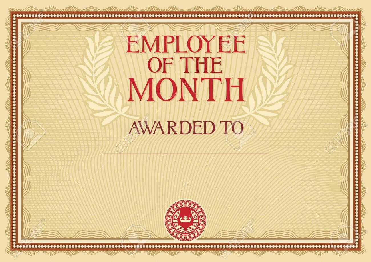 Employee Of The Month – Certificate Template In Manager Of The Month Certificate Template