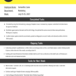 Employee Weekly Report Template – Venngage Pertaining To Weekly Activity Report Template