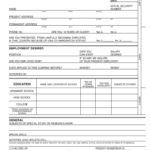 Employment Application – Fill Online, Printable, Fillable Throughout Job Application Template Word