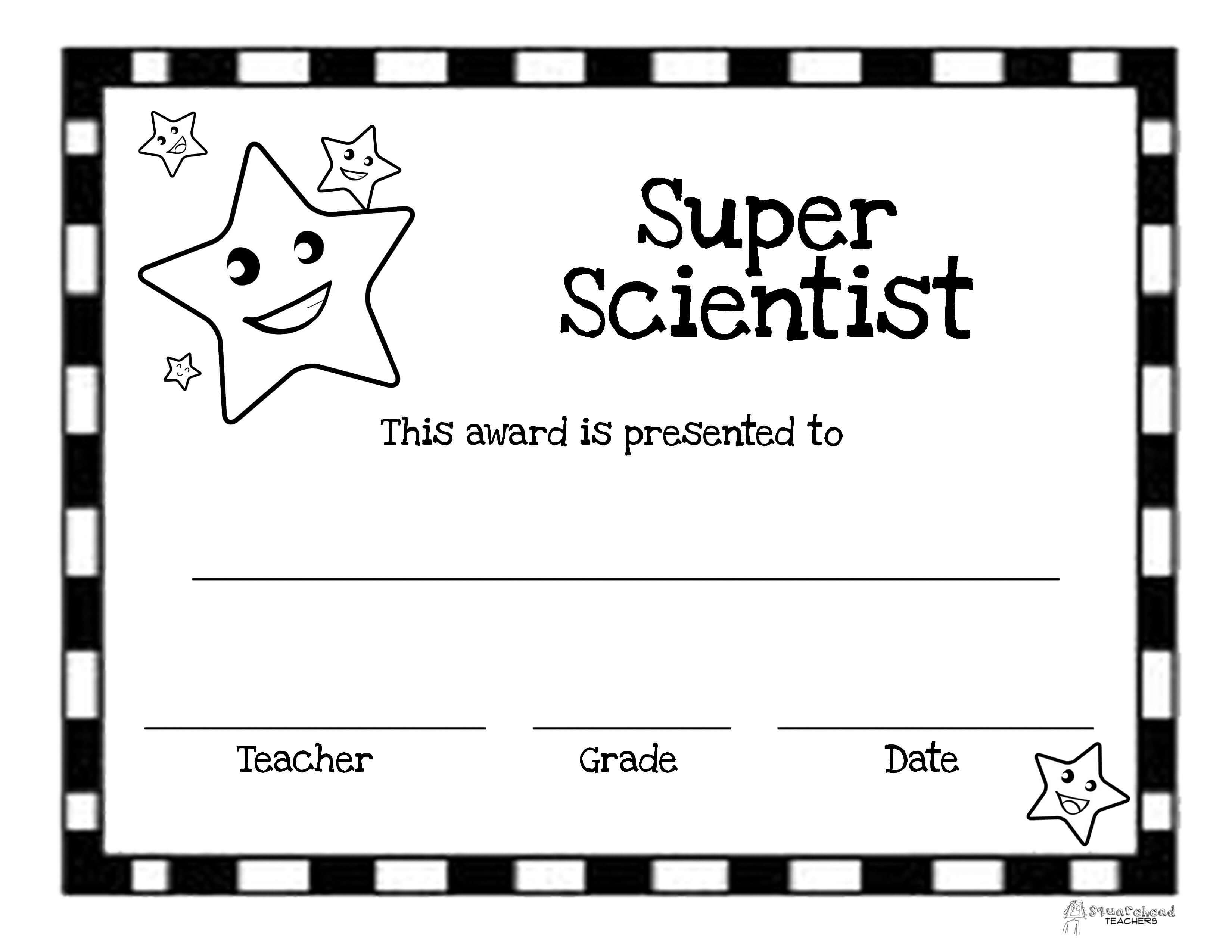 End Of The Year Awards (44 Printable Certificates) + Blank Intended For Student Of The Year Award Certificate Templates