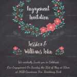 Engagement Invitation Card Template Throughout Engagement Invitation Card Template