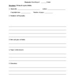 Englishlinx | Book Report Worksheets Inside Middle School Book Report Template