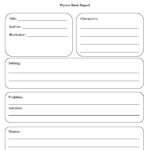 Englishlinx | Book Report Worksheets Inside One Page Book Report Template