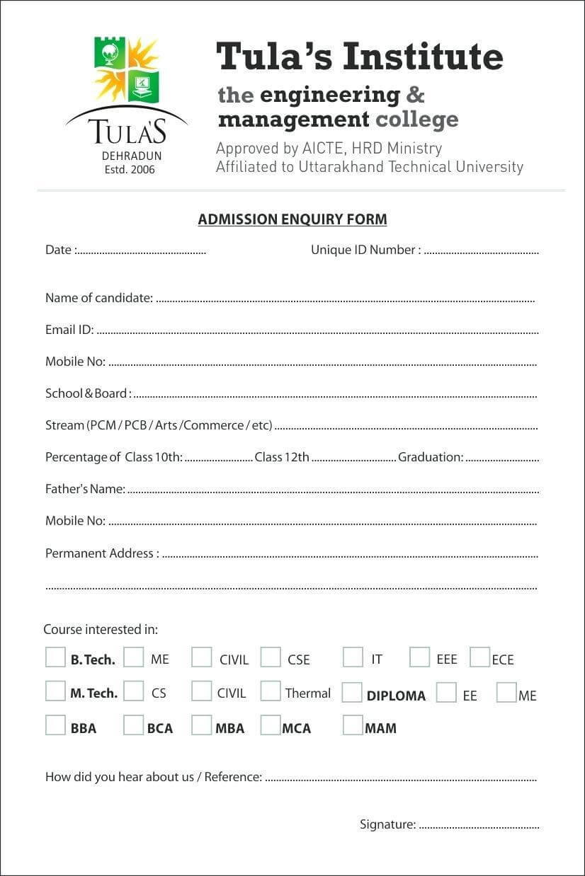 Enquiry Form Template Free | Kuwali Intended For Enquiry Form Template Word
