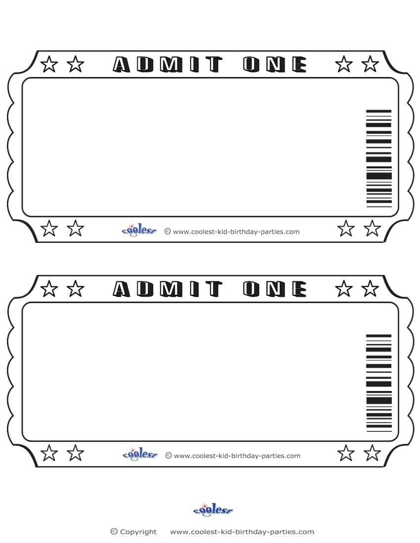 Entry Ticket Template – Wovensheet.co With Regard To Blank Admission Ticket Template