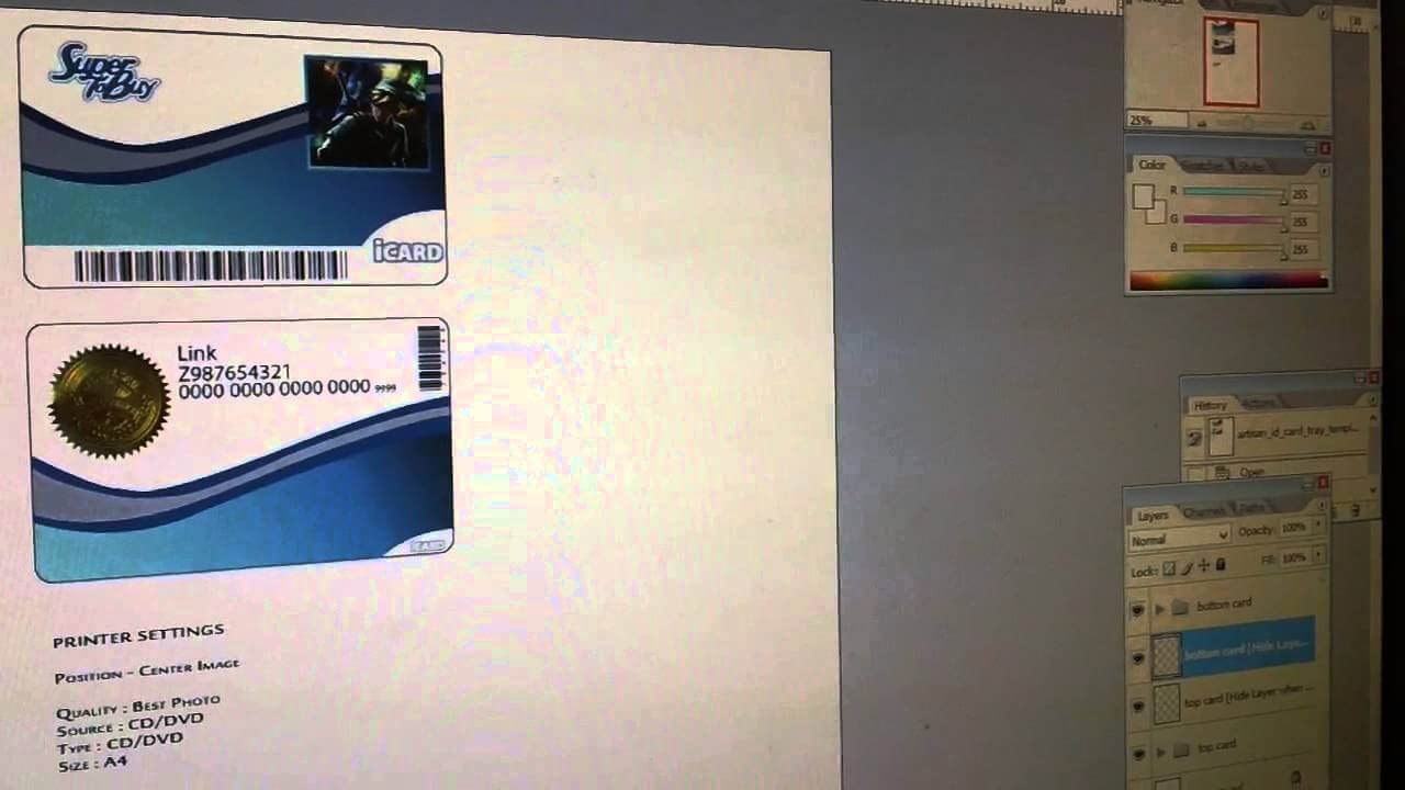 Epson Pvc Id Card Tray Tutorial Within Pvc Id Card Template