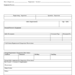 Equipment Process Inspection Form – In Engineering Inspection Report Template