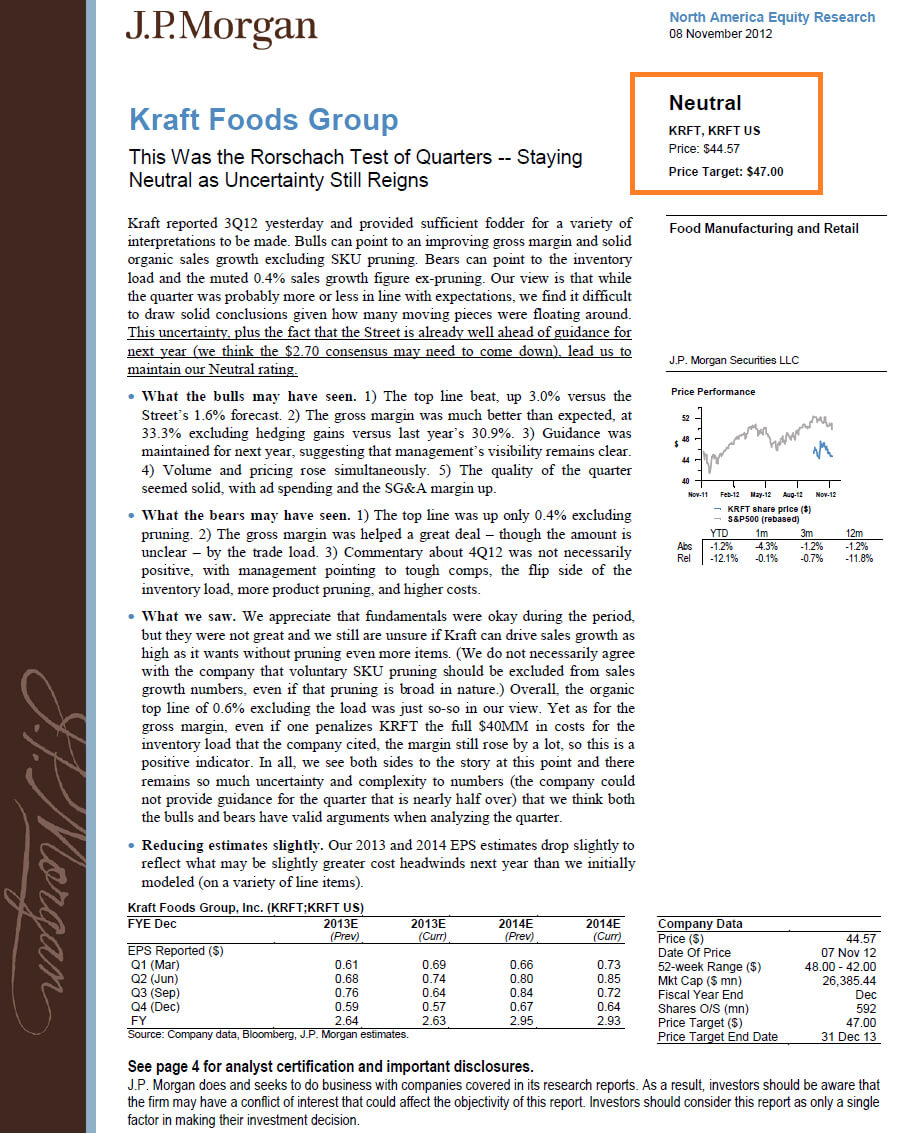 Equity Research Report – An Inside Look At What's Actually Throughout Stock Analyst Report Template