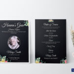 Eulogy Funeral Invitation Card Template For Funeral Invitation Card Template