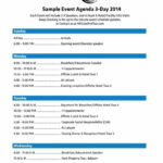 Event Agenda Template Word Free Templates Conference One Day In Event Agenda Template Word