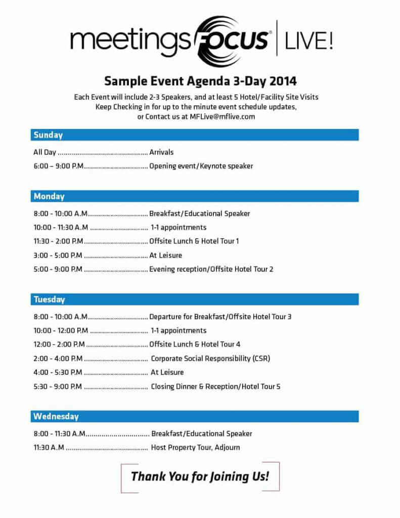 Event Agenda Template Word Free Templates Conference One Day In Event Agenda Template Word