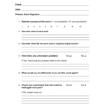 Event Feedback Form Template – Teplates For Every Day In Event Survey Template Word