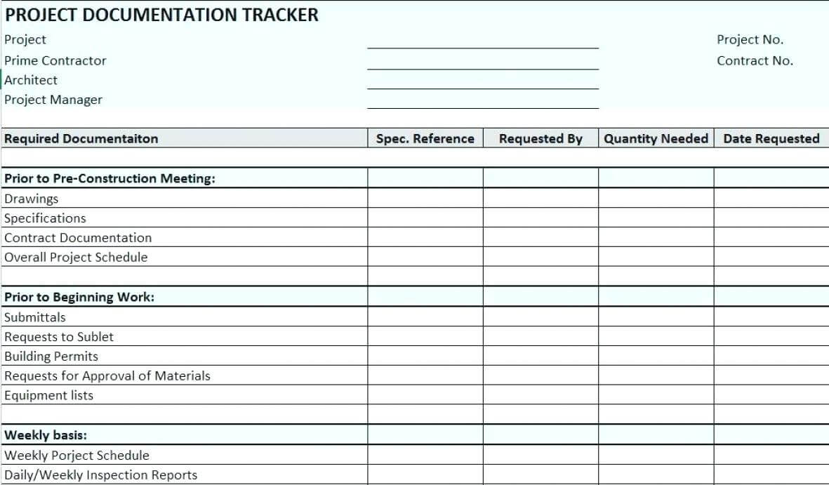 Excel Project Management Template Knowing Daily Site In Site Progress Report Template