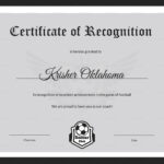 Excellent Coach Football Certificate Design Template In Psd Regarding Football Certificate Template